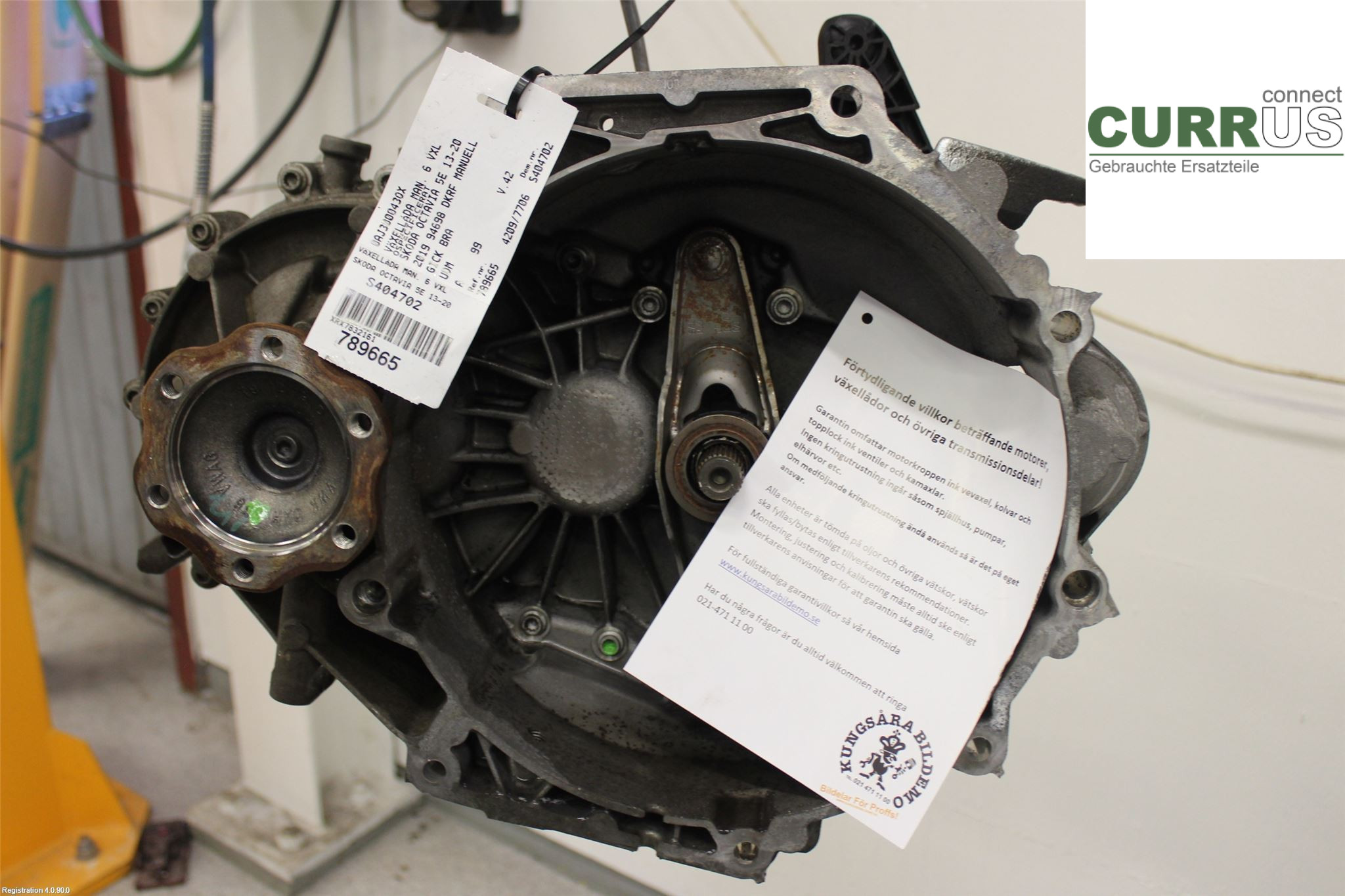 SKODA OCTAVIA  13-20 Gearbox (6-speed) 0AJ300043QX DKRF