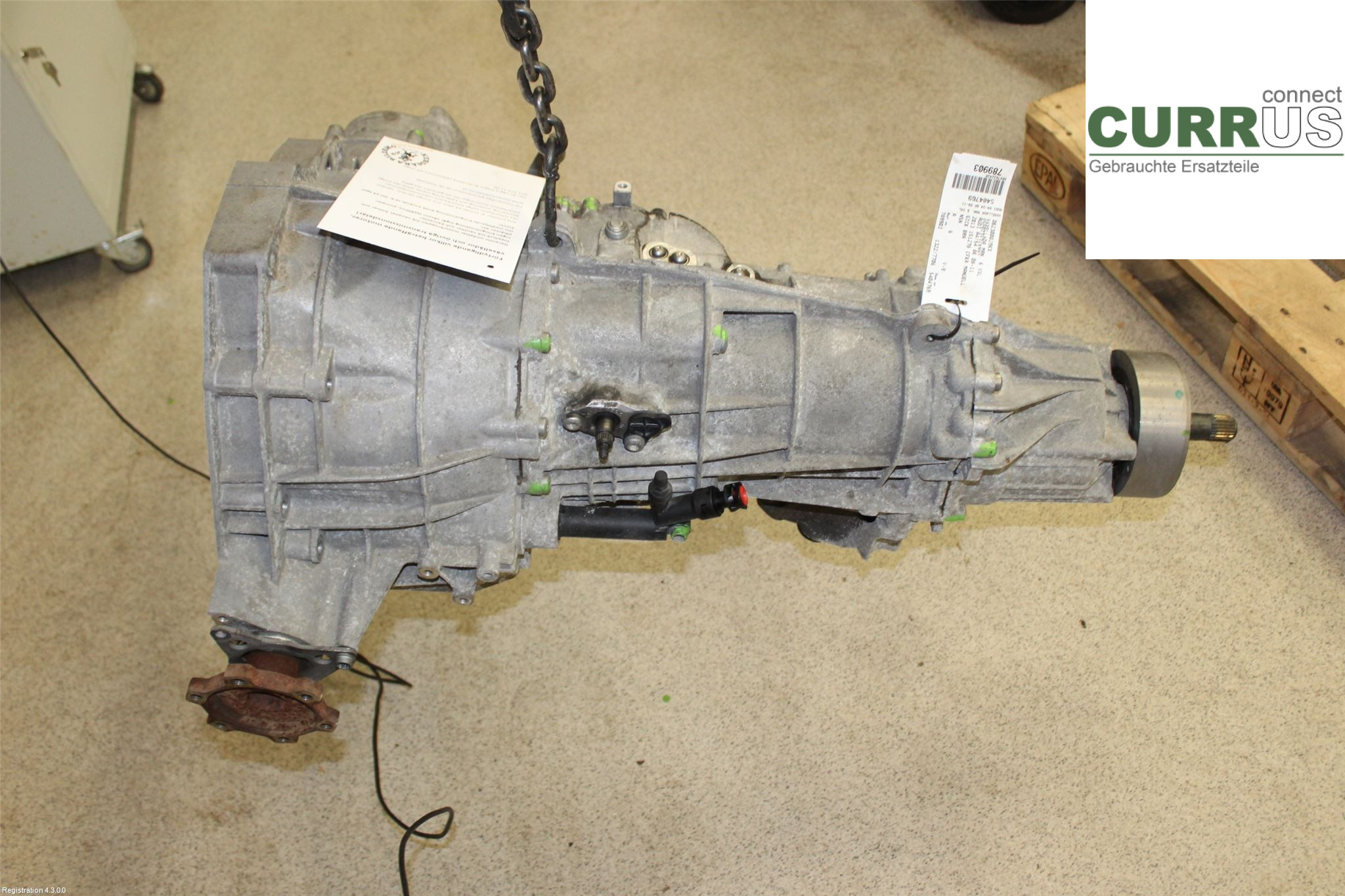 AUDI A4/S4  08-11 Gearbox (6-speed) 0B2300029KX CFKA