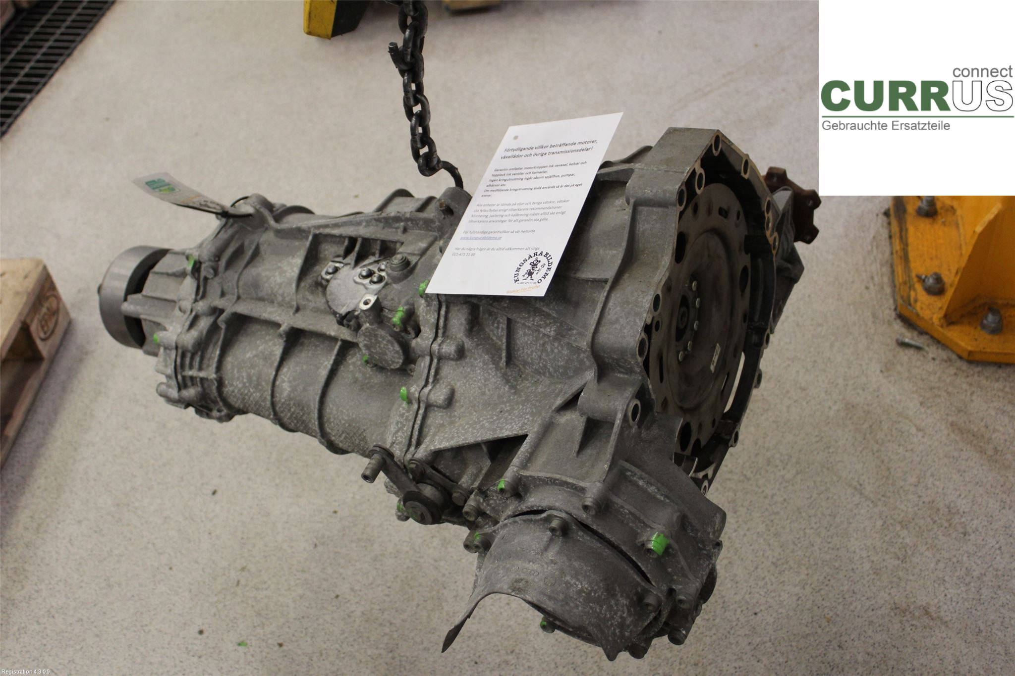 AUDI A4/S4  08-11 Gearbox (6-speed) 0B2300029KX CFKA