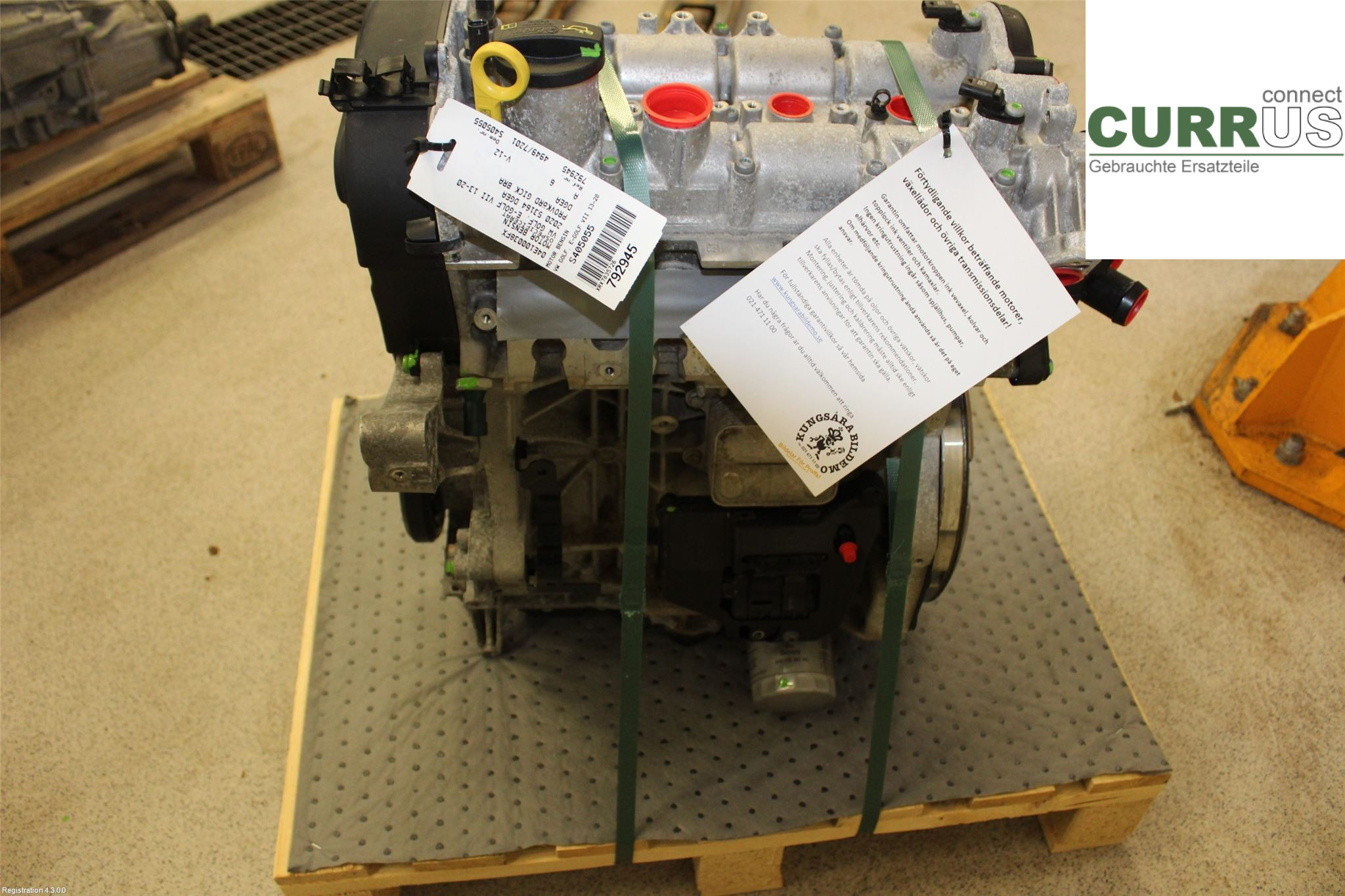 VW GOLF / E-GOLF VII   13-20 Motor 04E100038FX DGEA