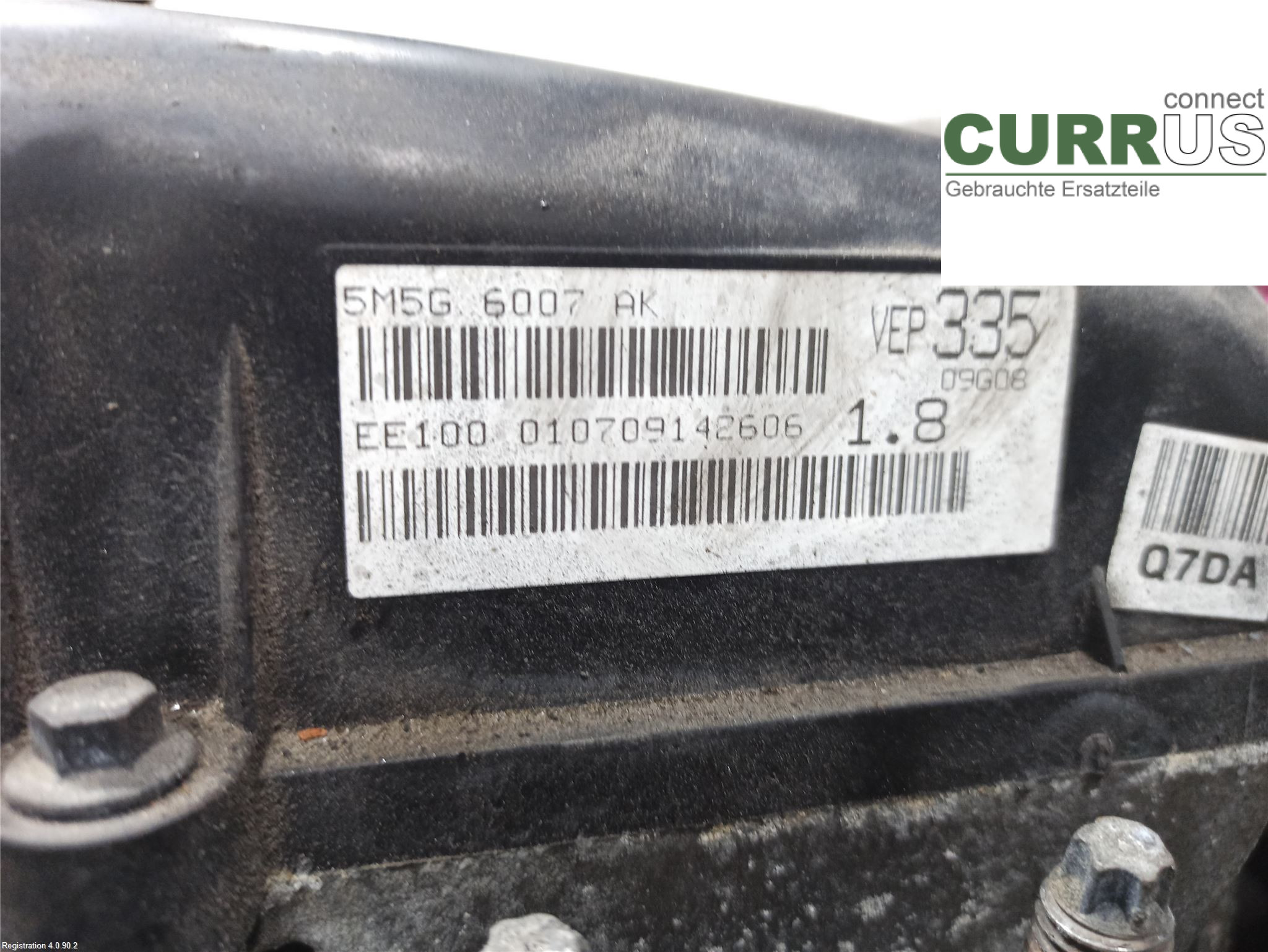 FORD FOCUS C-MAX I  07-10 Engine 1525799 Q7DA