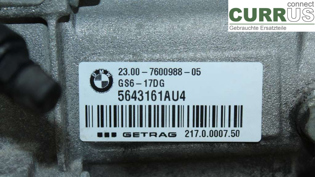 BMW 1 F20/F21   11-19 Boîte 6 vitesses 23008610983 2.0D 143HK