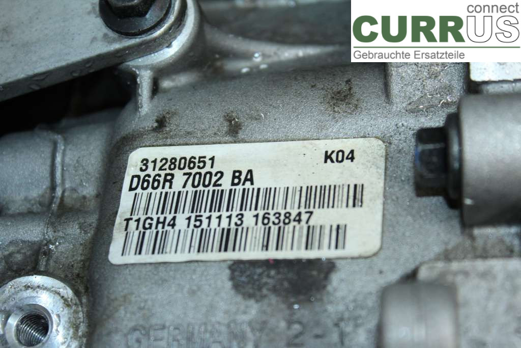 VOLVO V40  CROSS COUNTRY 13-19 Gearbox (6-speed) 36001736 2.0 D3 150HK