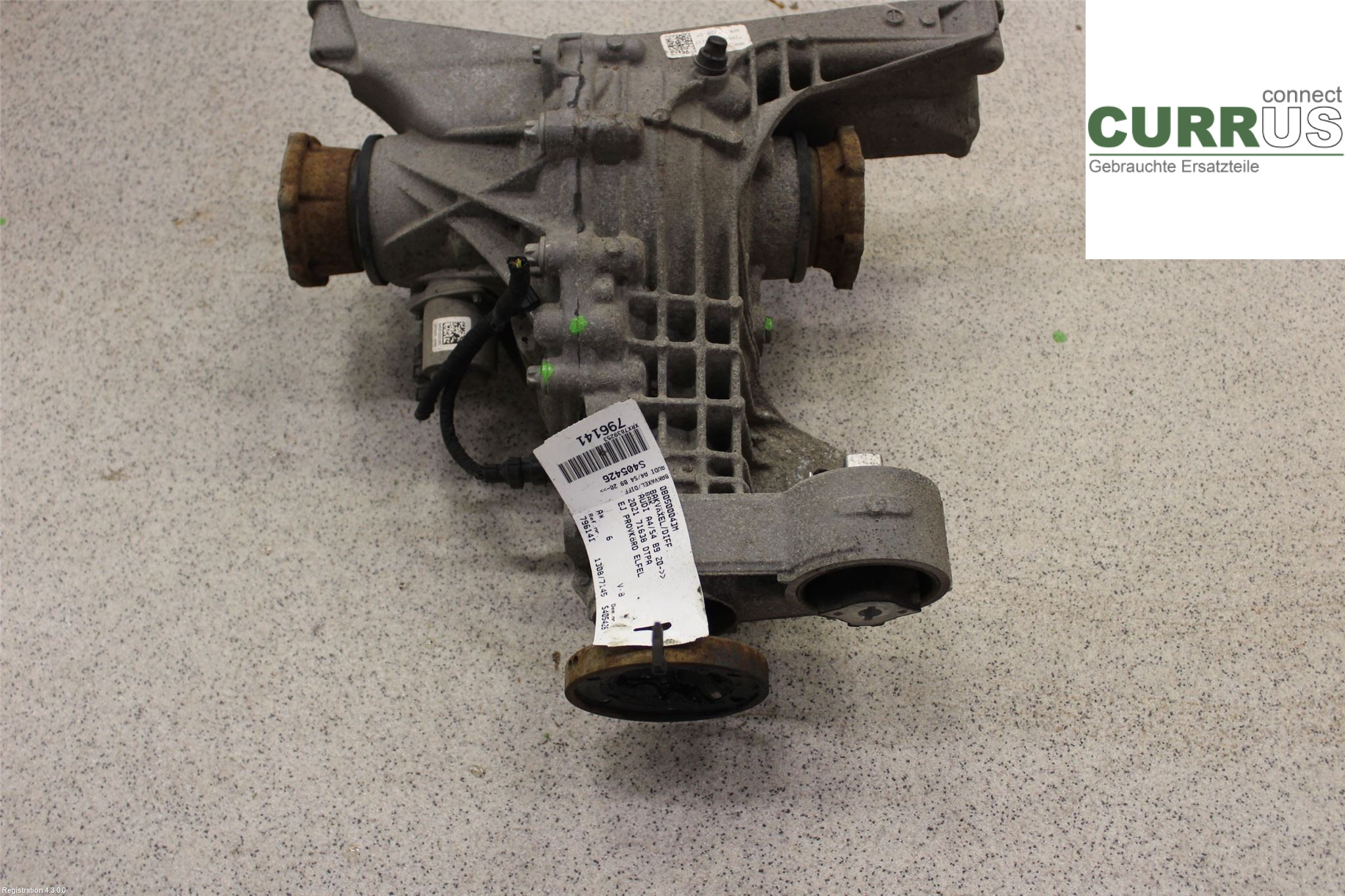 AUDI A4/S4 B9 20- Differential 0B0500043M DTPA