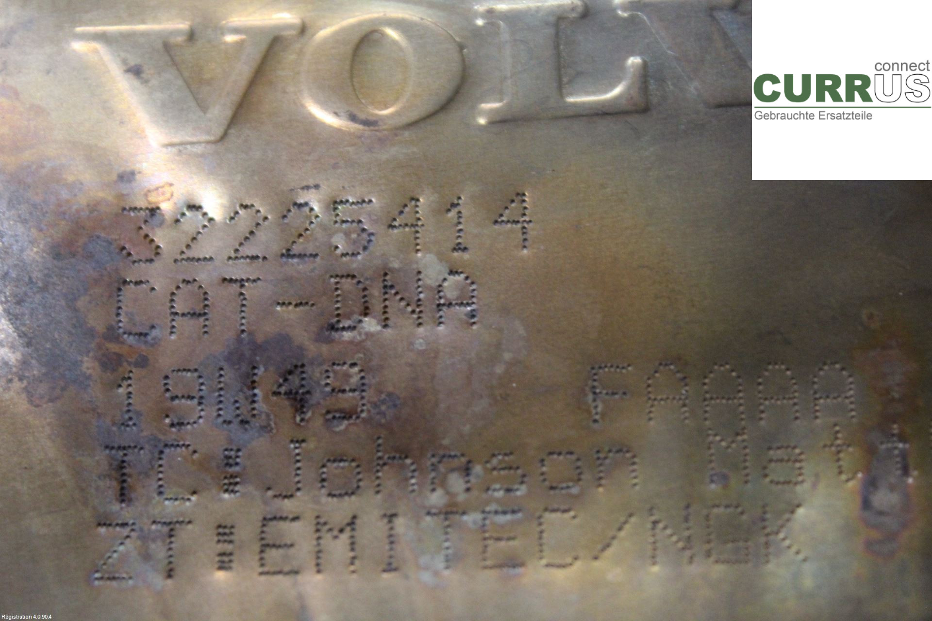 VOLVO V90  17- Catalyst 36011581 2.0L B4204T34