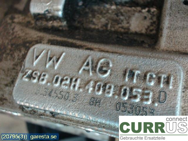 VW TRANSP/CARAVELLE 04-15 Distribution gear box ZSB02H409053D 2,5 BNZ