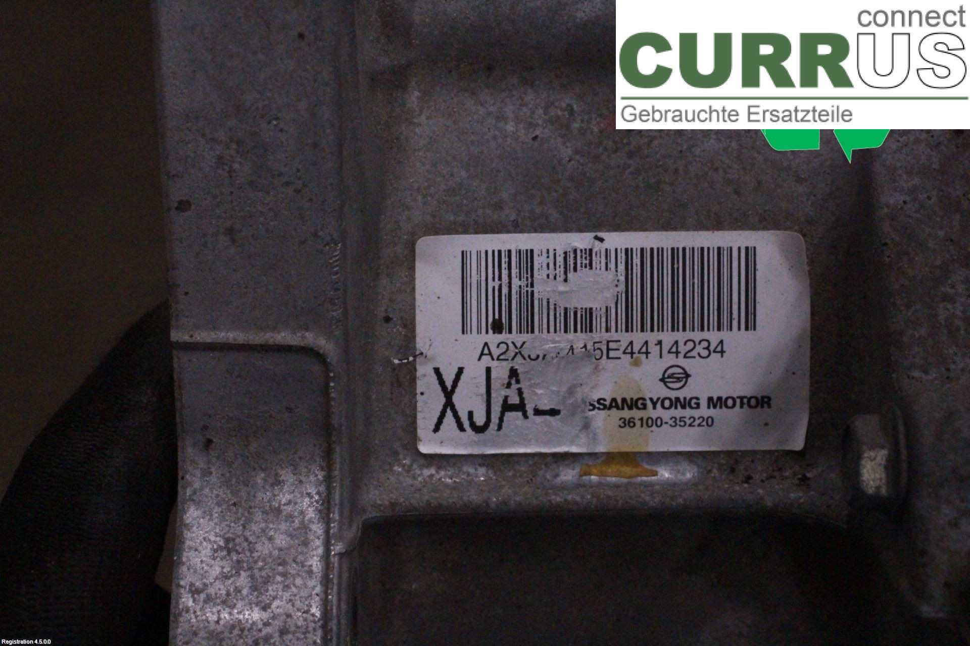 SSANG YONG TIVOLI  17- Gearbox (Automatic) 3610035220 e-XGi160