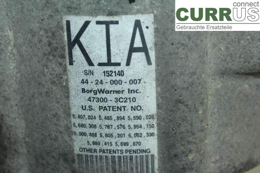 KIA SORENTO    03-09 Distributionsgearkasse 47300-3C210 3,5L V6