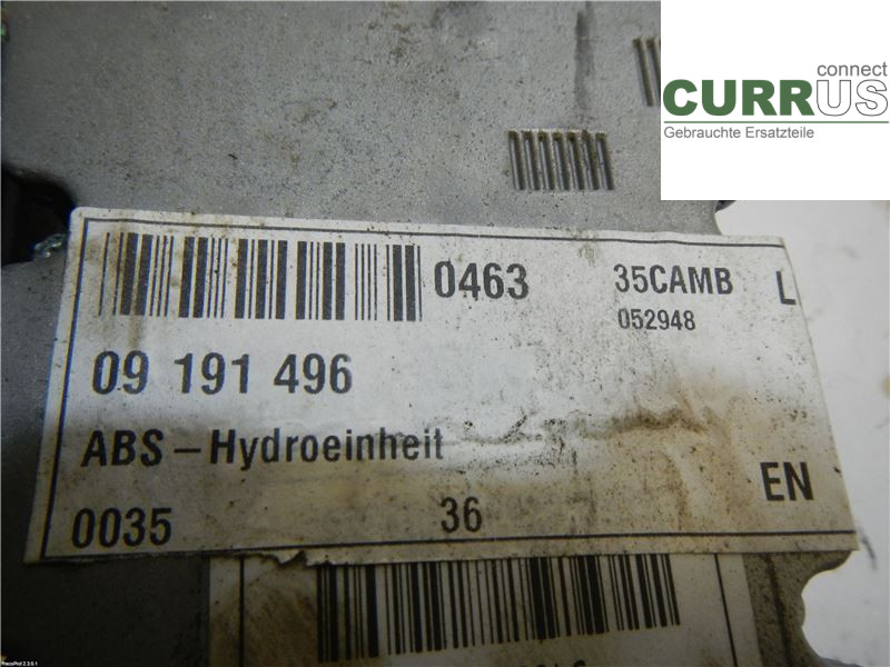 OPEL VECTRA  C   02-05 ABS Hydraulic unit 9191496 Z22SE