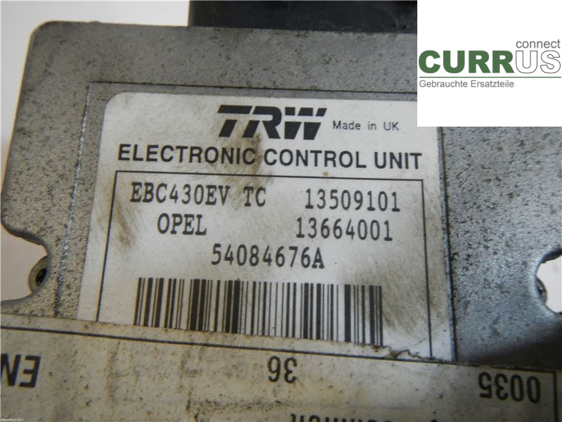 OPEL VECTRA  C   02-05 ABS Hydraulic unit 9191496 Z22SE
