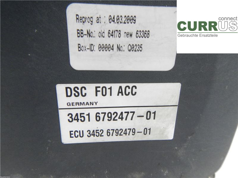 BMW 7 F01/02/03/04 09-15 ABS Hydraulic unit 34516799053 3,0D N57D30A