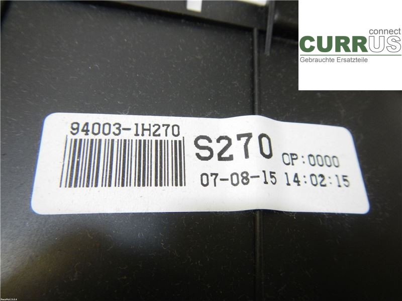 KIA CEE´D 06-12 Instrument cluster / comb 940031H270 1.6CRDI D4FB
