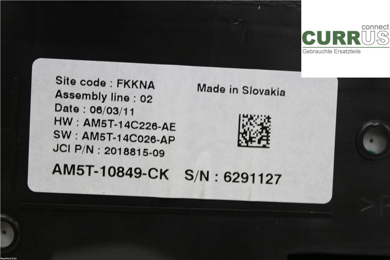 FORD C-MAX II  11-14 Zestaw wskaźników / liczników 1816058 