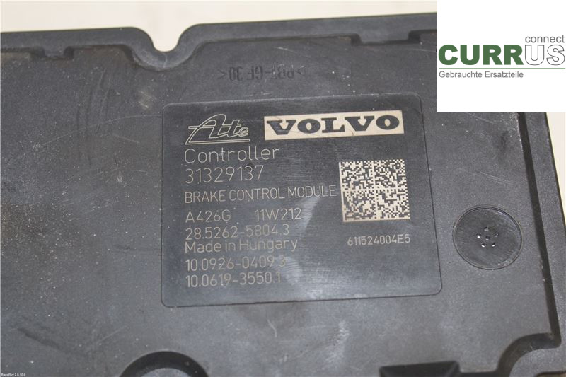 VOLVO V60  11-13 ABS hydraulisk enhed 31329138 D5204T3
