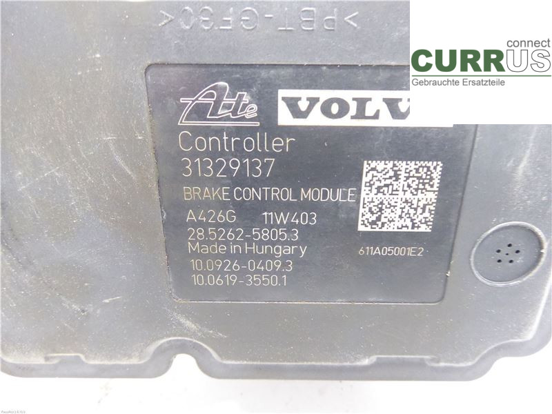 VOLVO V60  11-13 ABS hydraulisk enhed 31329138 2,4 D5 D5244T15
