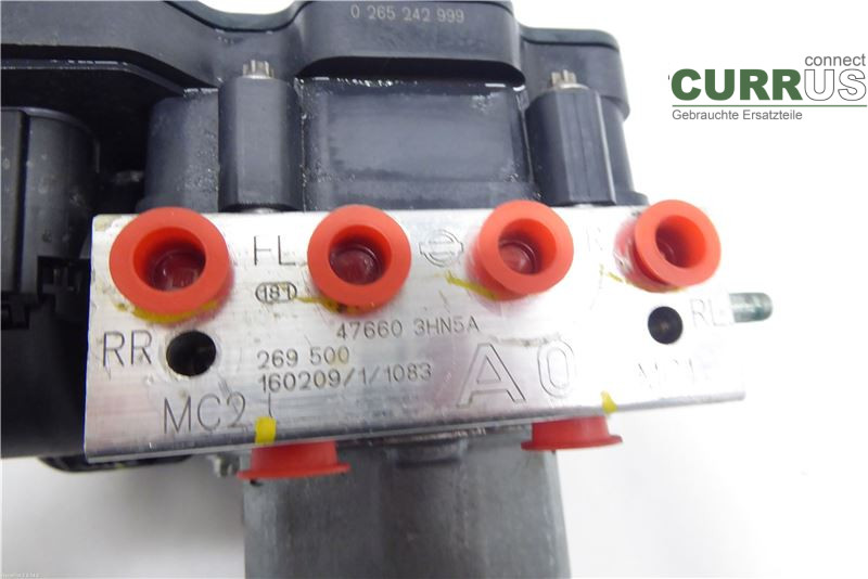 NISSAN MICRA   11-16 ABS hydraulisk enhed 476603HN7A 1,2 HR12DE
