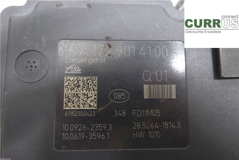 MB C (204)   07-15 ABS Hydraulic unit A1724312712 OM651.911