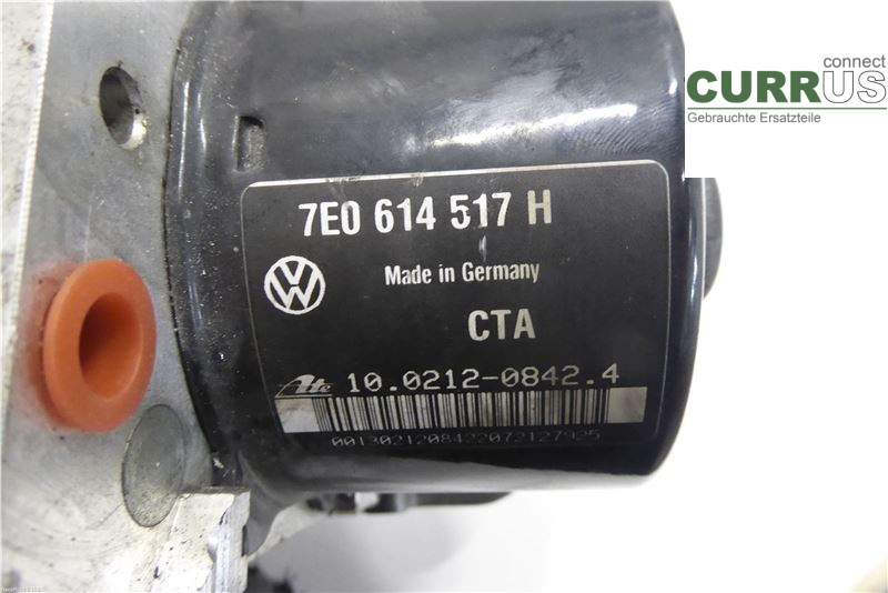 VW TRANSP/CARAVELLE 04-15 ABS hydraulisk enhed 7E0614517H 