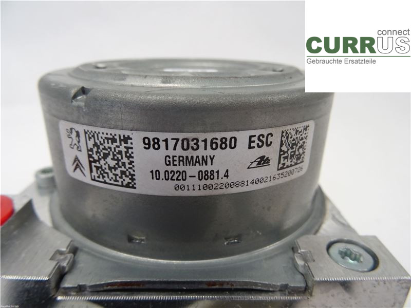 PEUGEOT 208 16-19 Hydrauliczna jednostka ABS 1616770680 1,2 HMZ