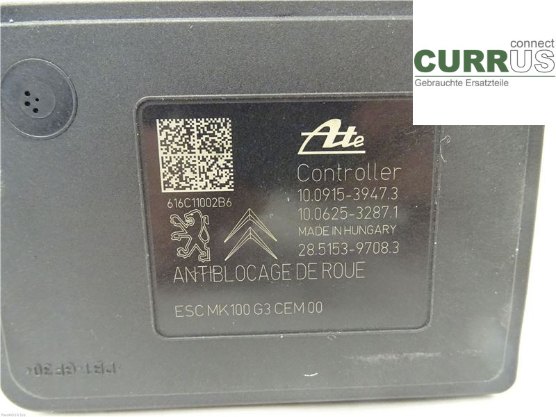 PEUGEOT 208 16-19 Hydrauliczna jednostka ABS 1616770680 1,2 HMZ