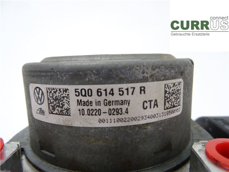 VW GOLF / E-GOLF VII   13-20 ABS Hydraulic unit 5Q0614517T 1,6TDI CLHA