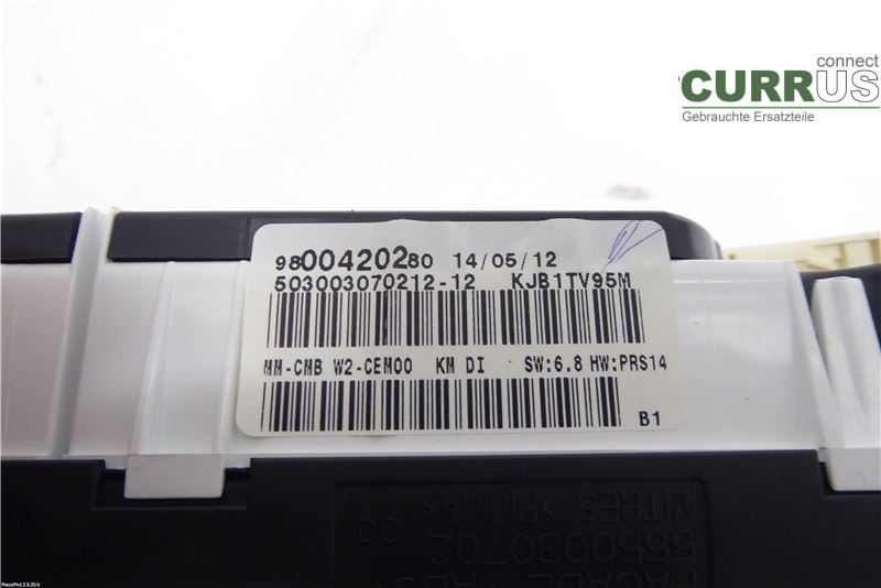 PEUGEOT 508  11-18 Instrumentkam 9807158780 1,6HDI 9HL