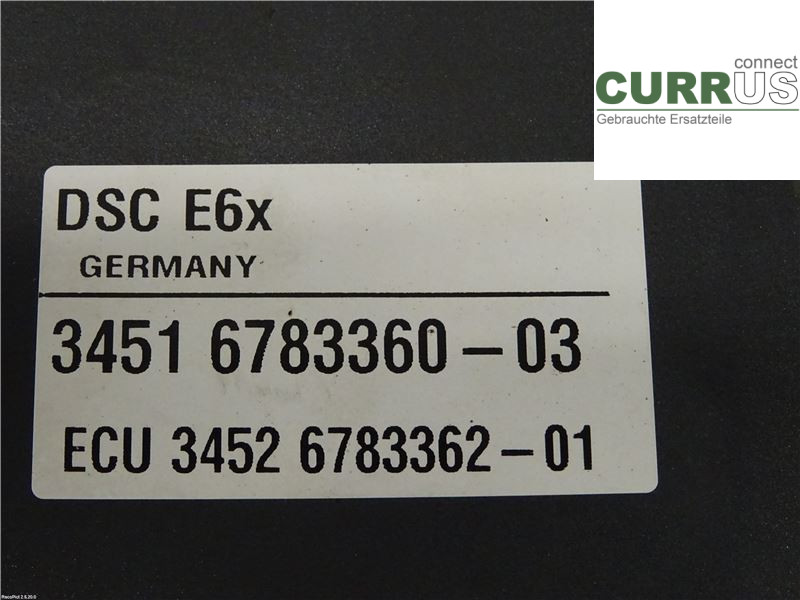 BMW 5 E60/61 Sed/Tou 02-10 ABS Hydraulic unit 34516783361 M57-TUD30