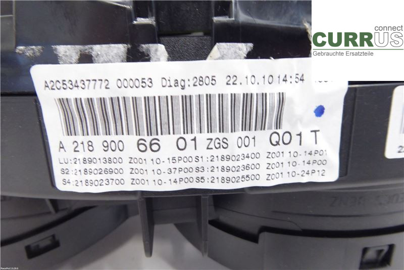 MB CLS-KLASS (C218/X218)   11-17 Instrumentenkombination A2189007302 OM642.853