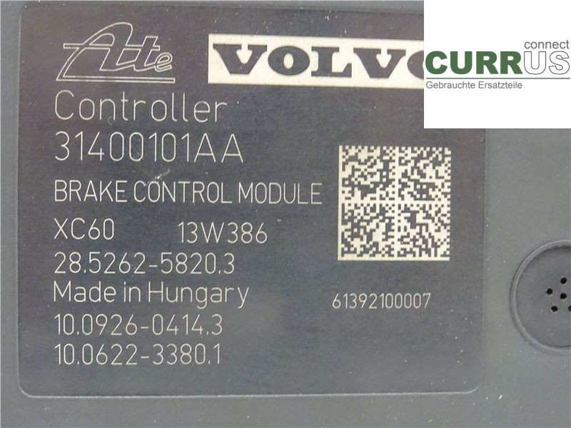 VOLVO XC60  14-17 Unité hydraulique ABS 31400546 D4 D5204T3
