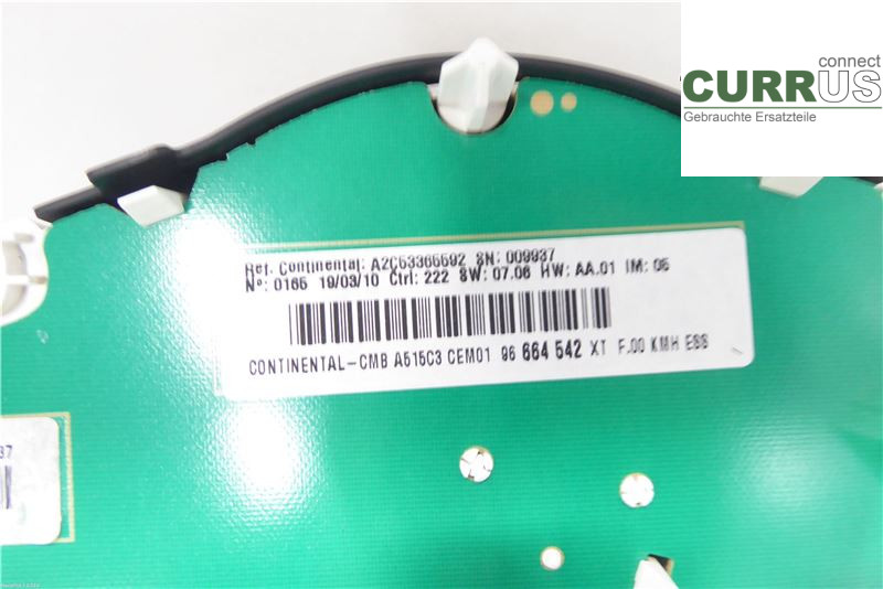 CITROEN DS3 Instrumentkam 98041357XT 1,6 5FS