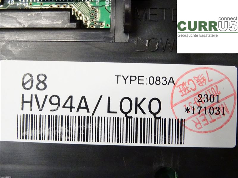 NISSAN QASHQAI  14-17 Instrument cluster / comb 24810HV84A K9K