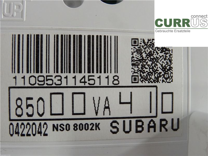 SUBARU WRX STI Instrumentkam 85000VA410 