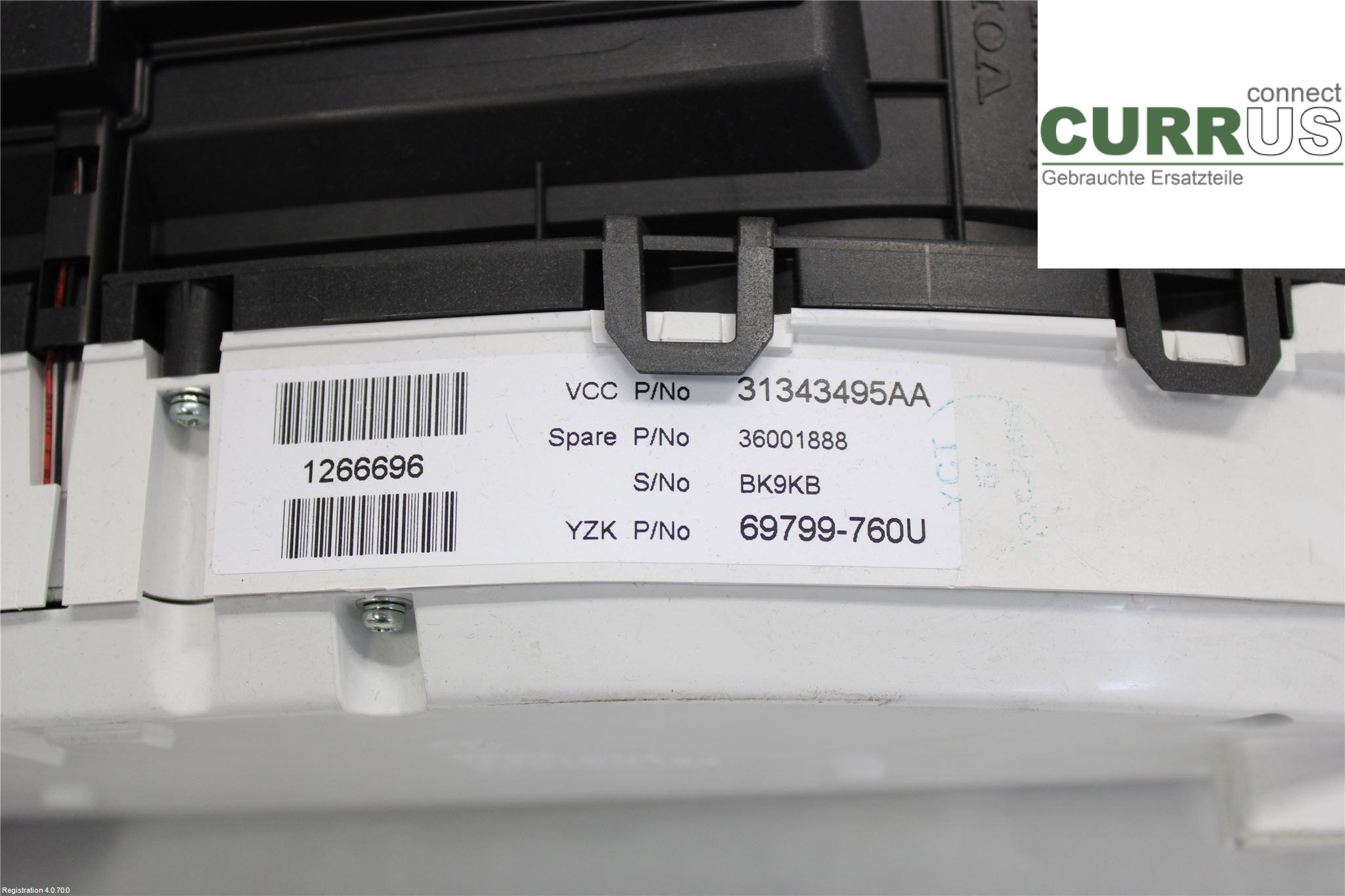 VOLVO V60  11-13 Instrumentkam 36001888 D5204T3