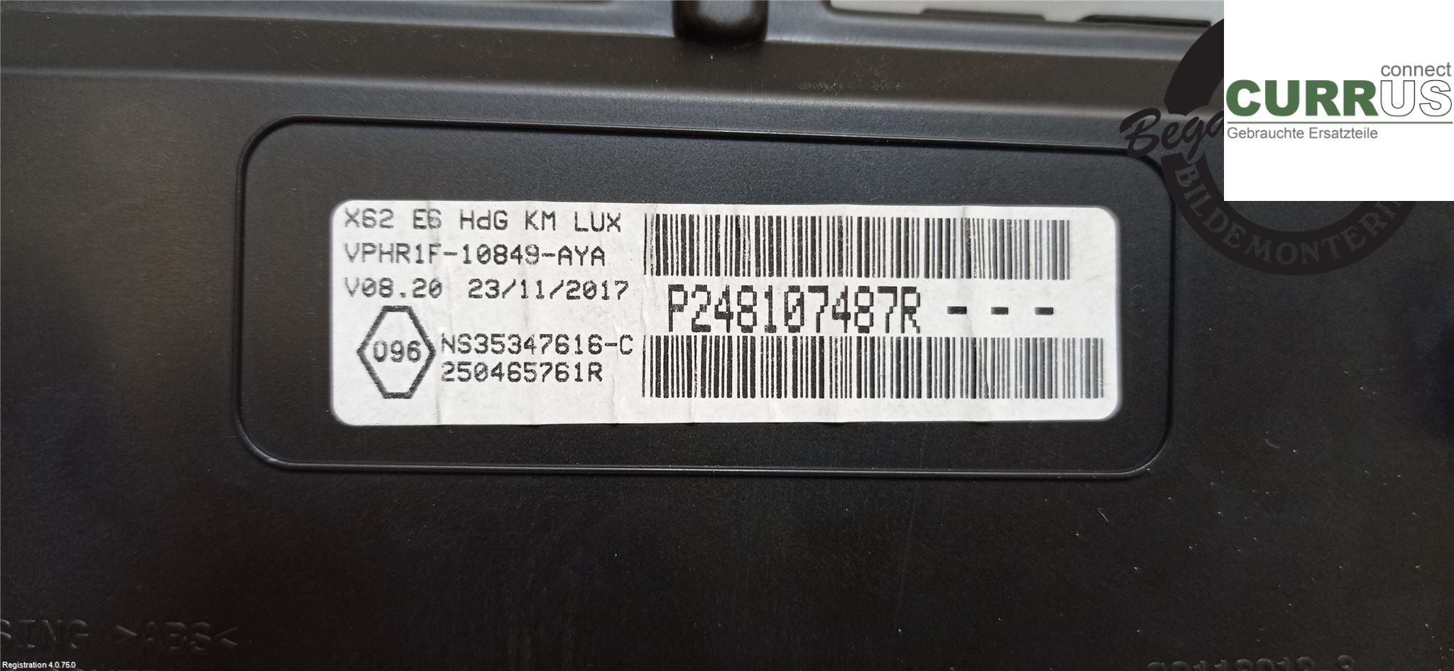 RENAULT MASTER III  15-20 Instrumentpanel / kombiinstrument  M9T-706