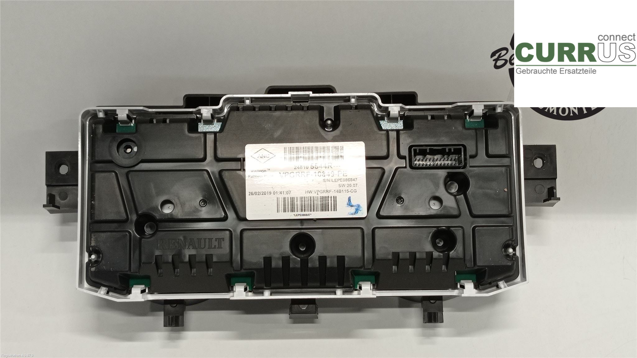 RENAULT CAPTUR 13-19 Instrumentenkombination 248103522R H4B-408