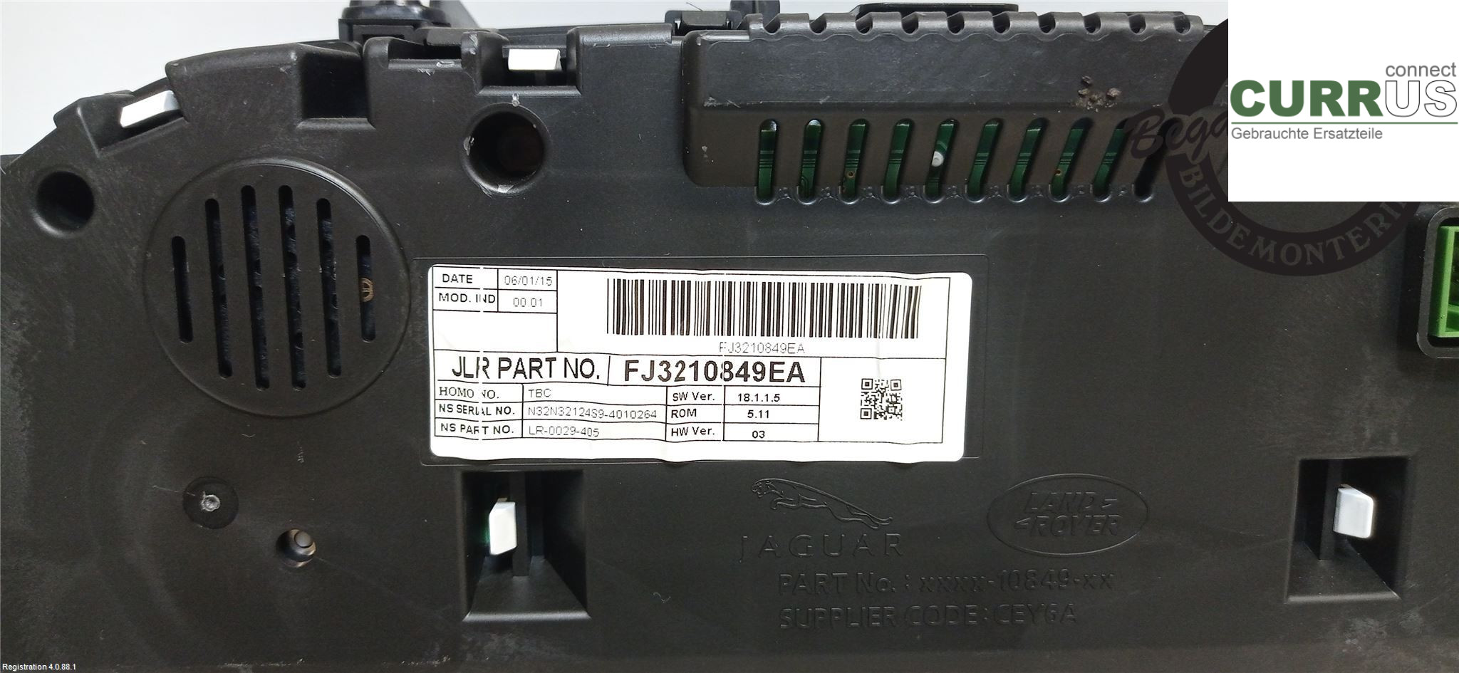 LAND ROVER EVOQUE  L538  11-18 Instrumentenkombination LR073039 224DT