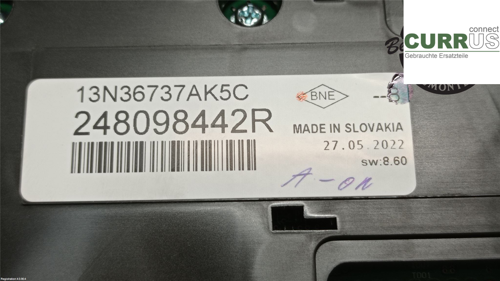  Instrument cluster / comb 2481001Q2D 