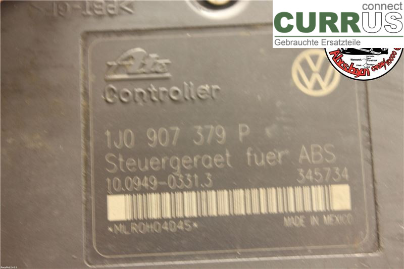 VW GOLF IV     98-06 Brake Unit (ABS) 1J0907375Q 1,9TDI