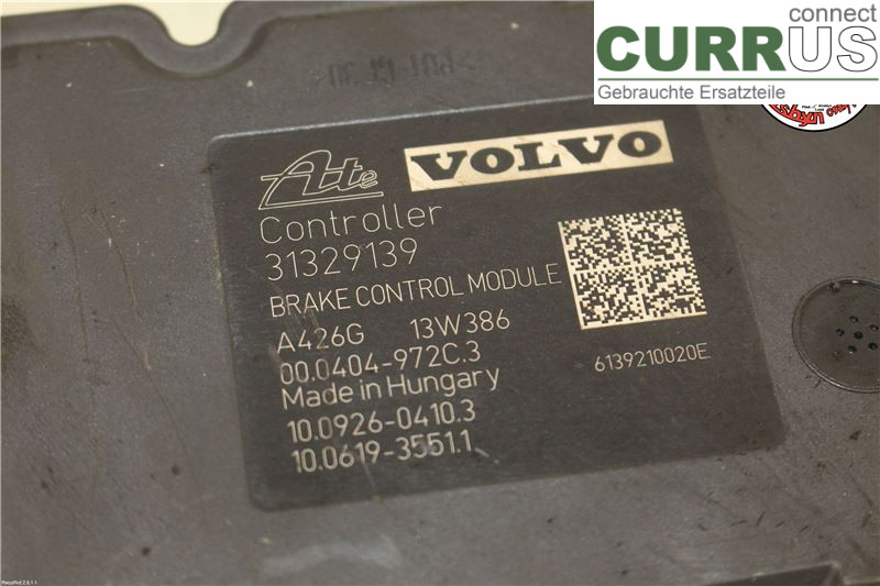 VOLVO XC70  14-16 ABS hydraulisk enhed 31329140 D4 2,4L 163HK