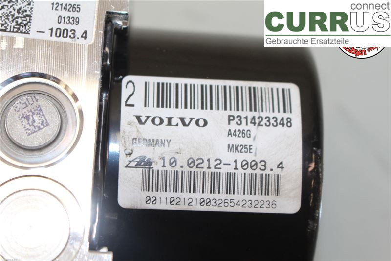 VOLVO V60  14-18 Hydrauliczna jednostka ABS 31423350 2,4D R5 181HK