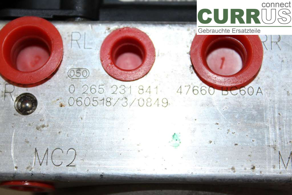 NISSAN MICRA    03-07 ABS Hydraulic unit 47660BC66A 1.2I 65HK