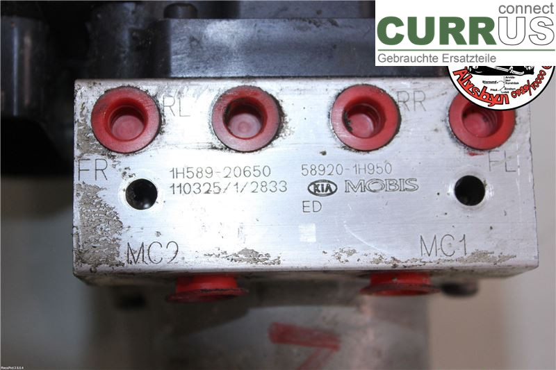 KIA CEE´D   06-12 ABS Hydraulic unit 58920-1H950 1.6CRDI R4 128H