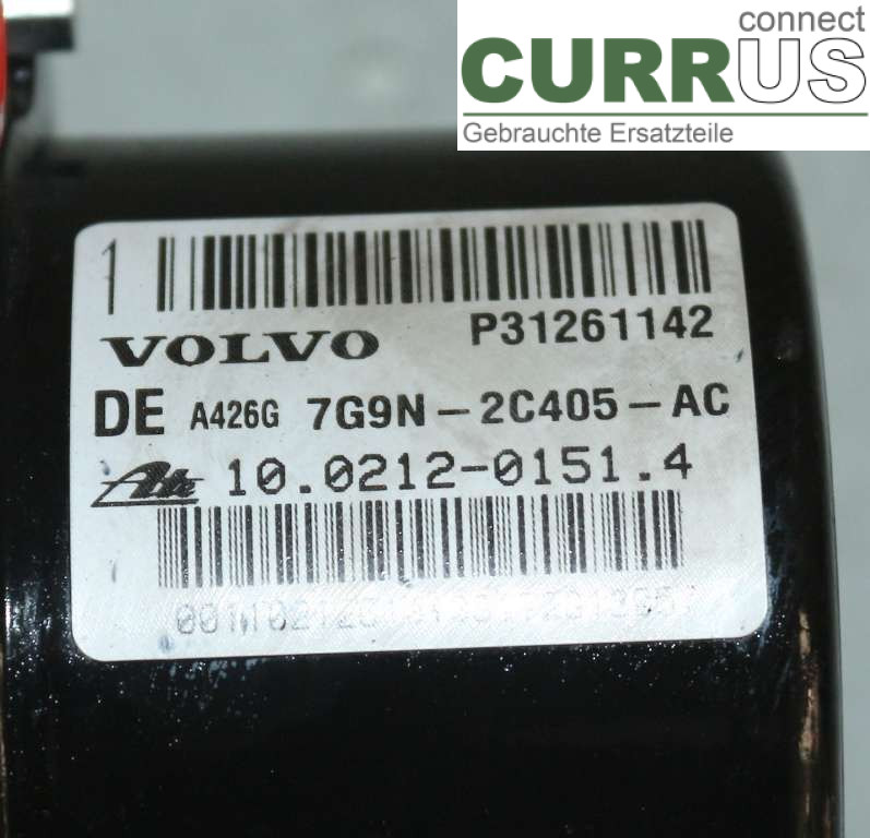 VOLVO S80      07- 13 ABS Hydraulic unit 31261143 2.5FT 200HK