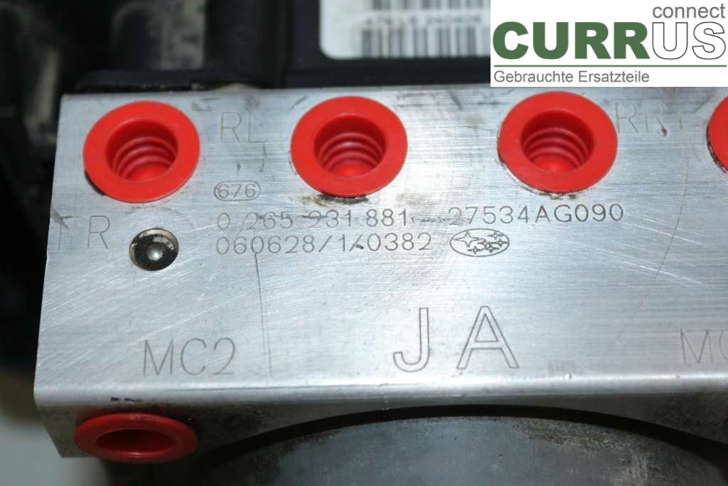 SUBARU LEGACY    07-09 ABS Hydraulic unit 27534AG090 2.0I 165HK