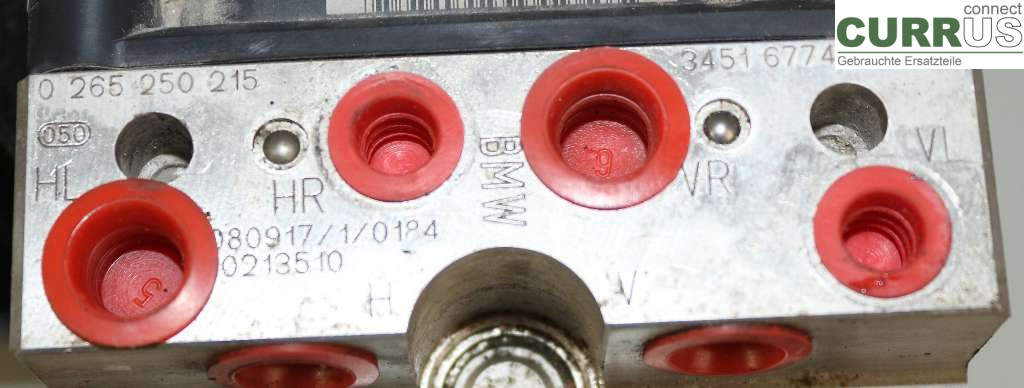 BMW 5 E60/61 Sed/Tou 02-10 ABS Hydraulic unit 34516783367 525d 197HK