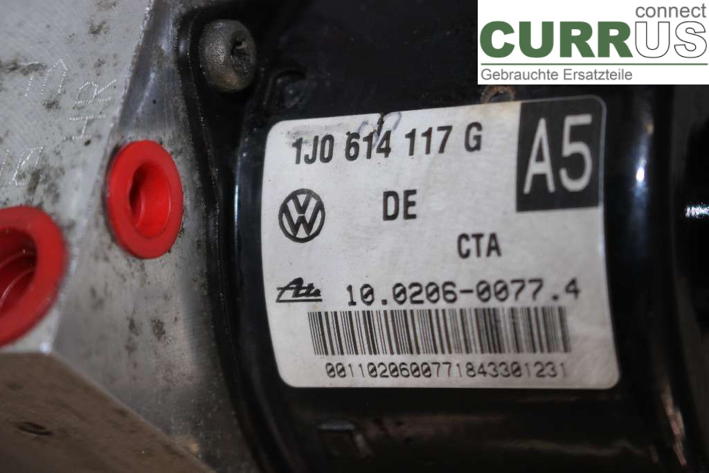 VW GOLF IV     98-06 ABS Hydraulic unit 1J0698117D 2.0 Bifuel 115