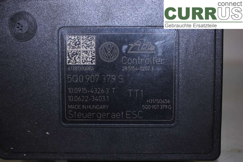 VW GOLF / E-GOLF VII   13-20 ABS Hydraulic unit 5Q0614517T 1.6TDI 105HK