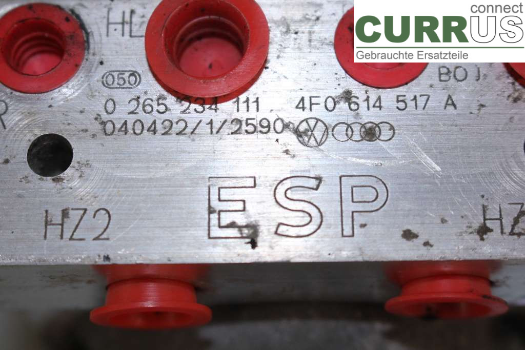 AUDI A6/S6     05-11 ABS hydraulisk enhed 4F0614517G 3.2FSI 256HK