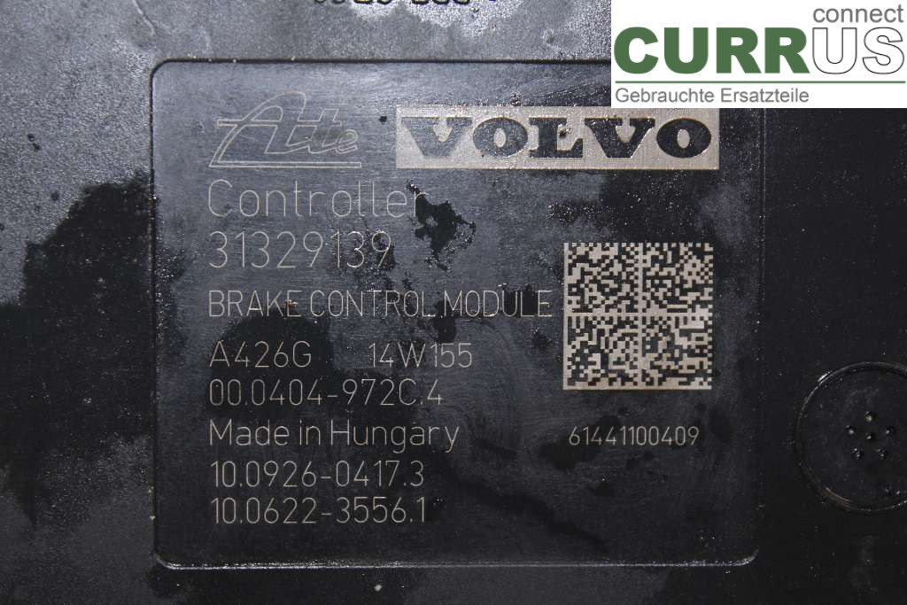 VOLVO V70    14-16 ABS Hydraulic unit 31400545 2.4 D4 181HK