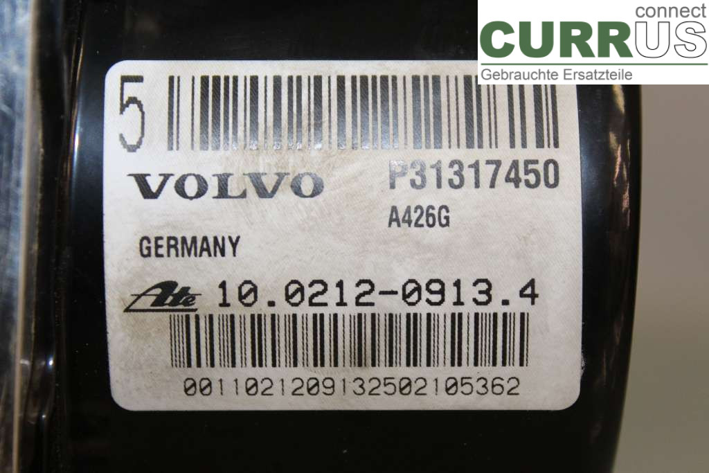 VOLVO V60  11-13 ABS Hydraulic unit 31341513 2,4 R5 215HK